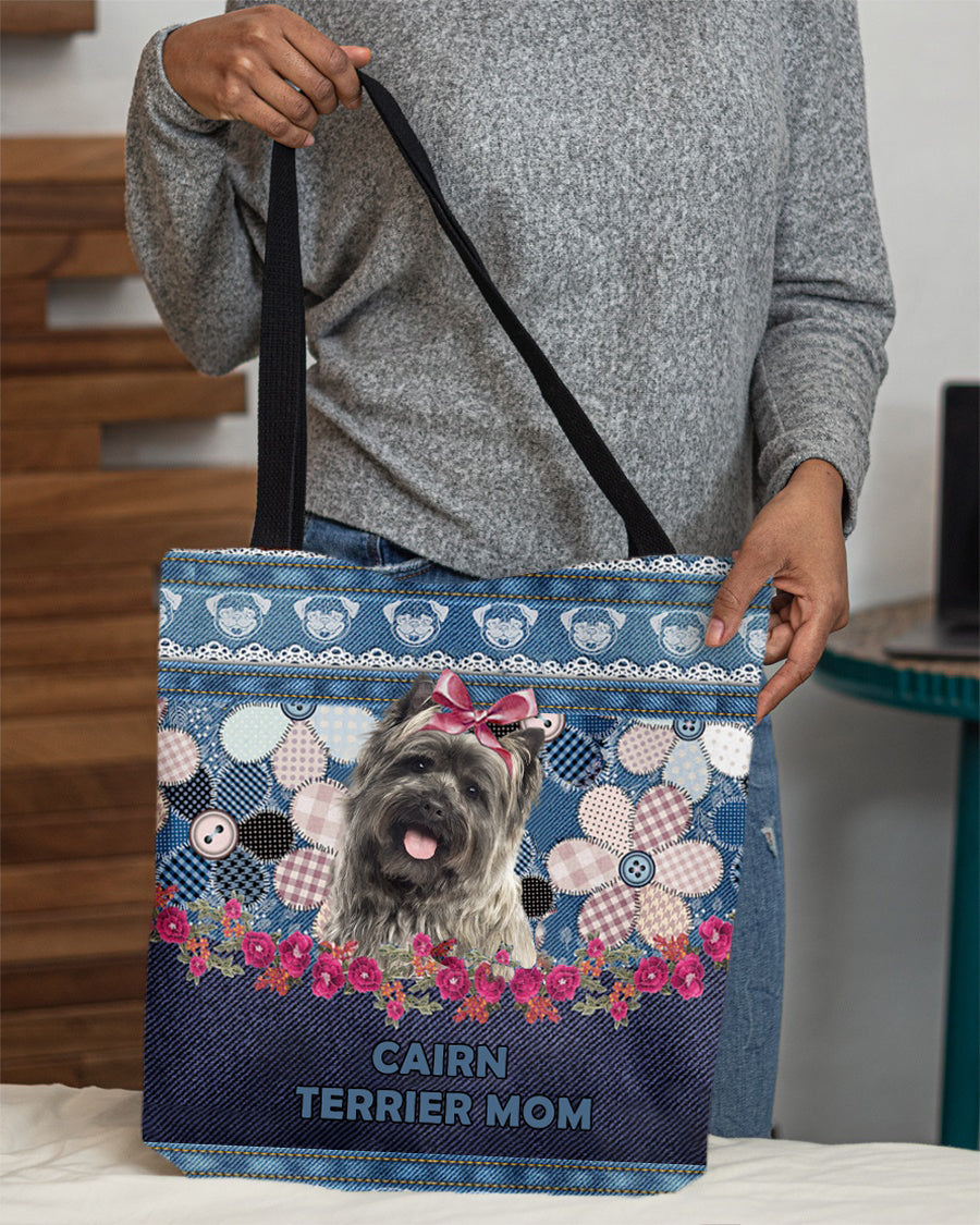 CAIRN TERRIER-Flower Jean Gift for you-Cloth Tote Bag