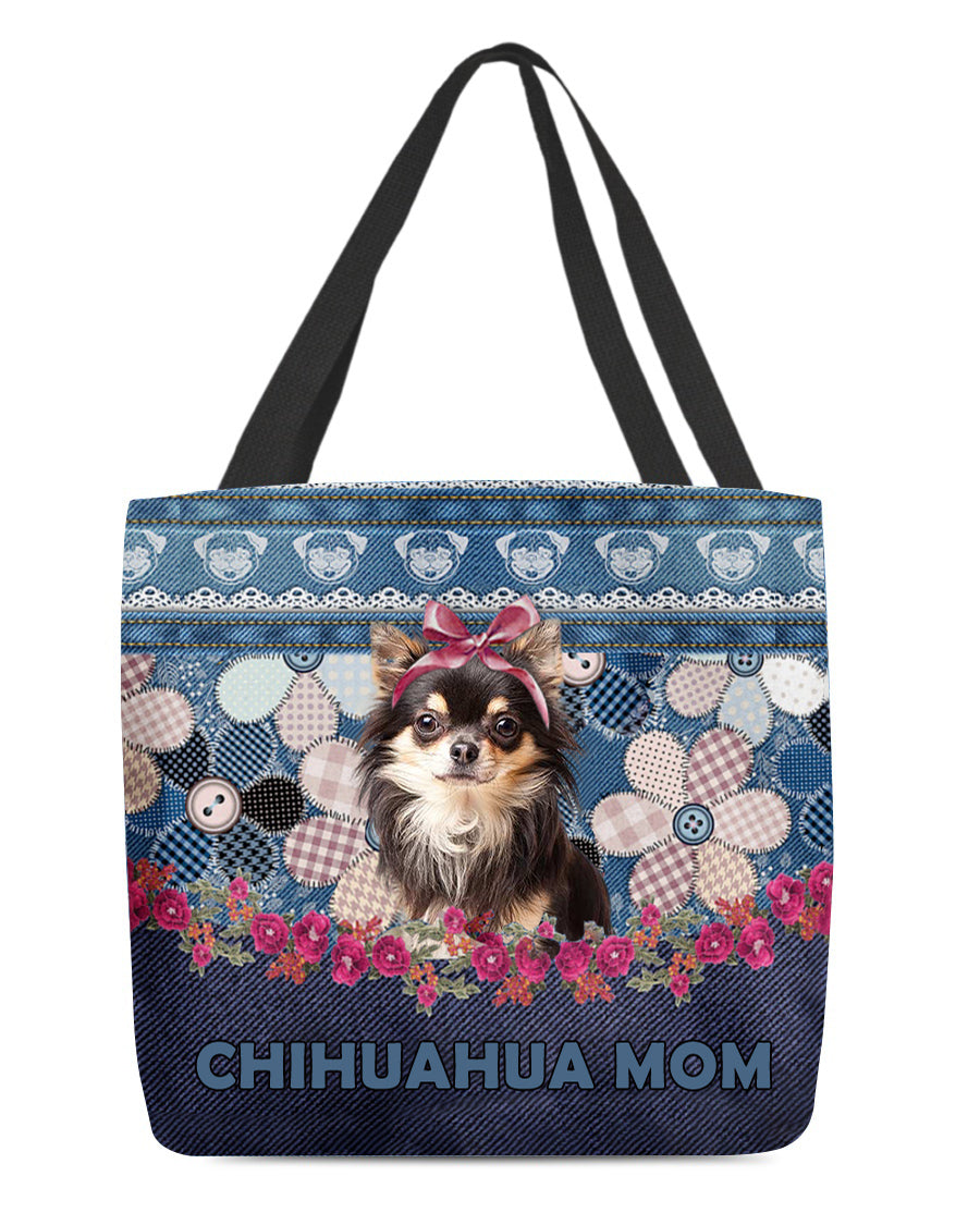 CHIHUAHUA-Flower Jean Gift for you-Cloth Tote Bag