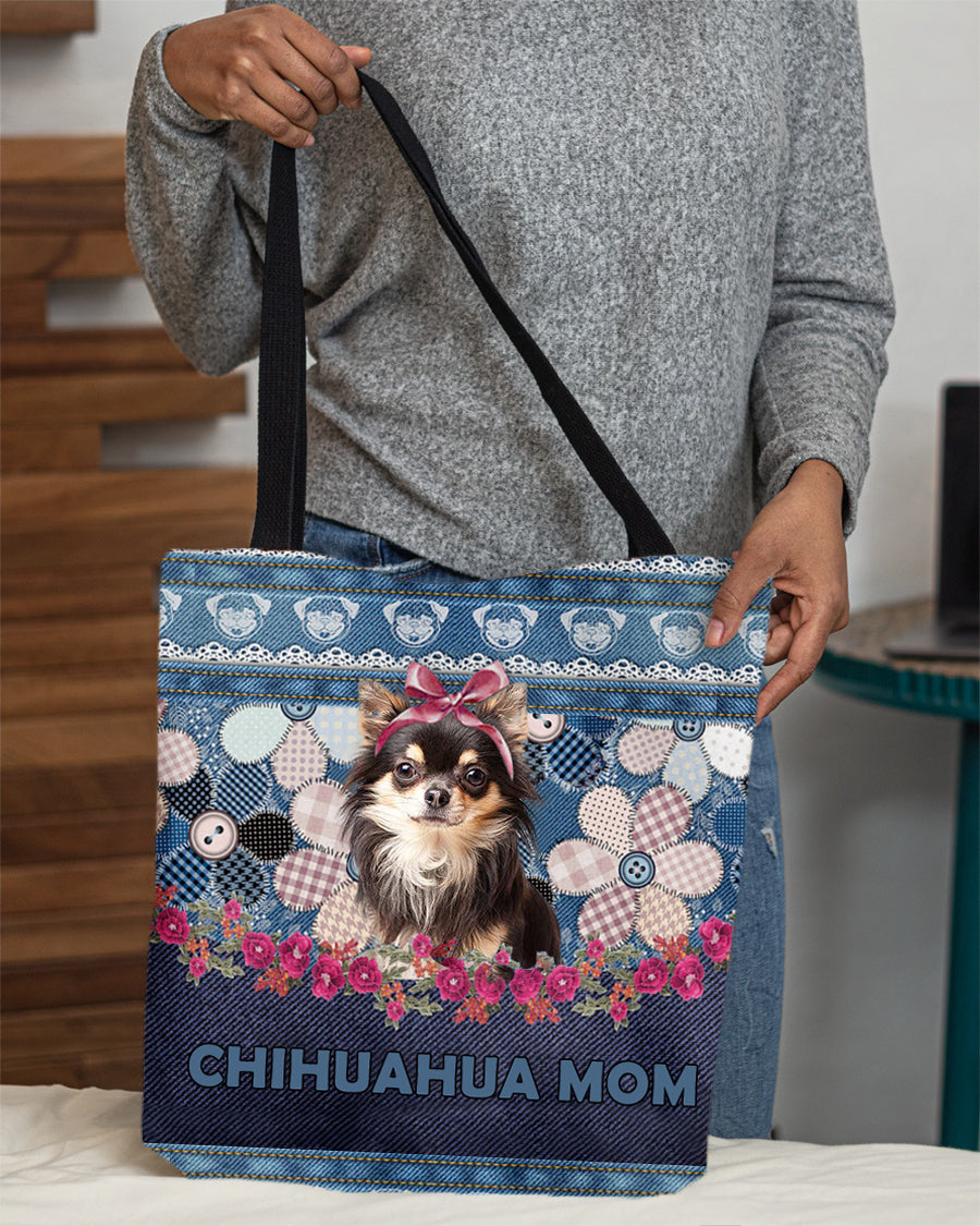 CHIHUAHUA-Flower Jean Gift for you-Cloth Tote Bag