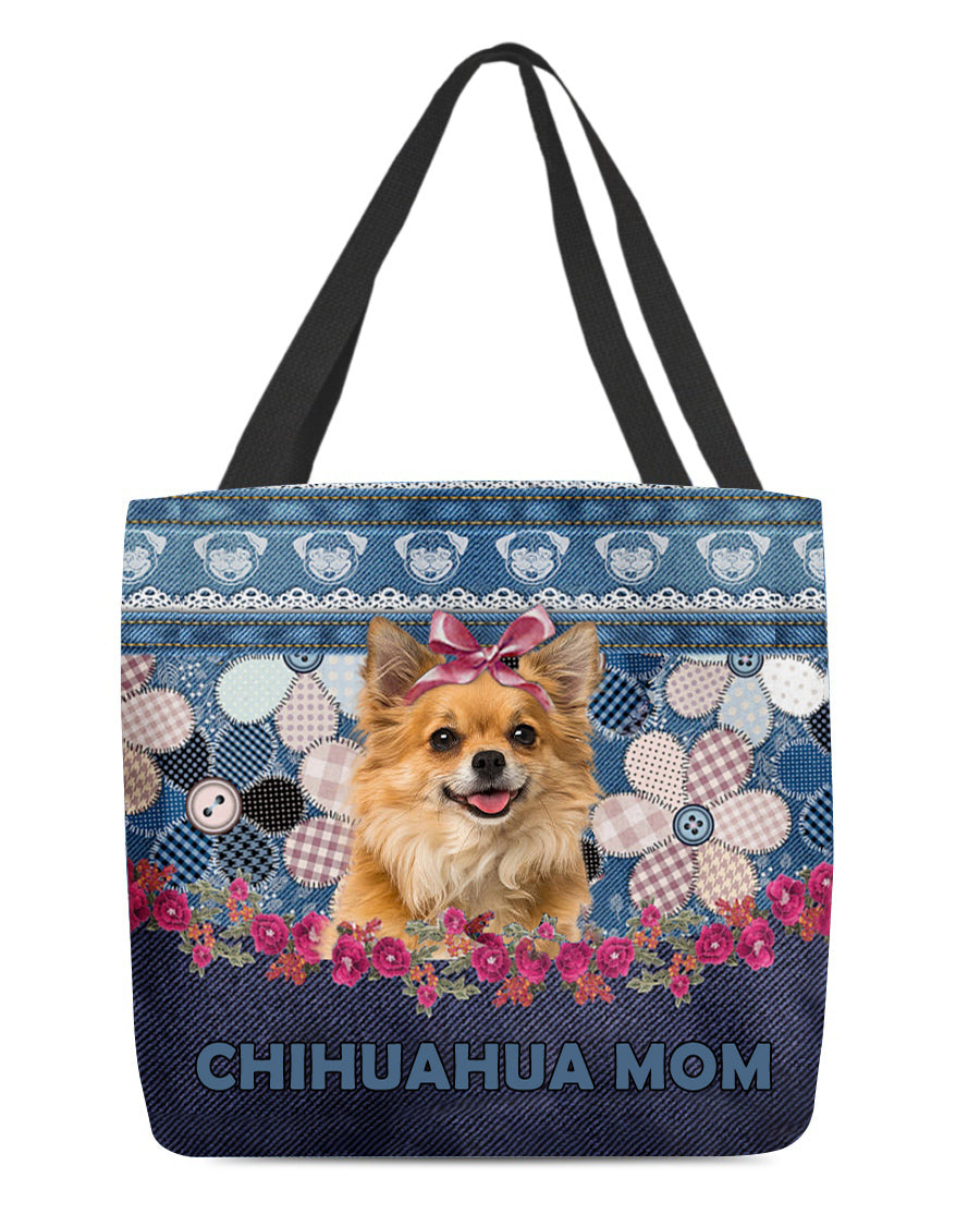 CHIHUAHUA (4)-Flower Jean Gift for you-Cloth Tote Bag