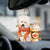 Bichon Frise-Pumpkin Spice Kinda-Two Sided Ornament