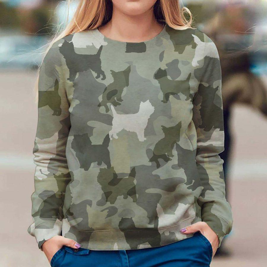 Cairn Terrier - Camo - Premium Sweatshirt