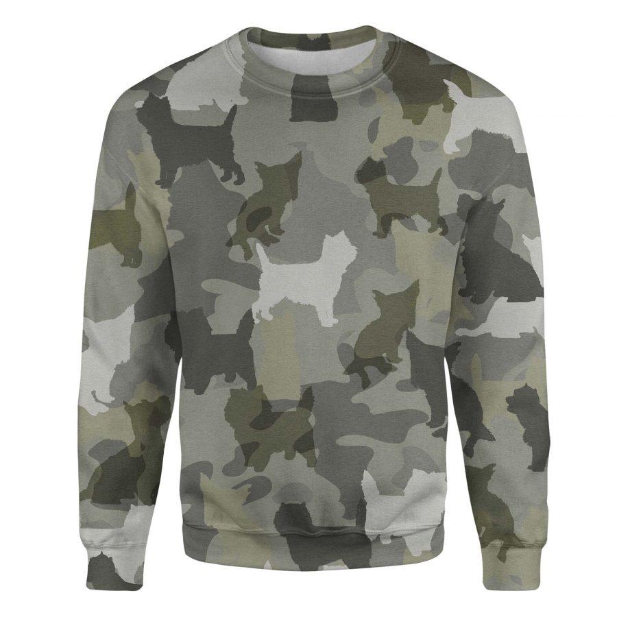 Cairn Terrier - Camo - Premium Sweatshirt