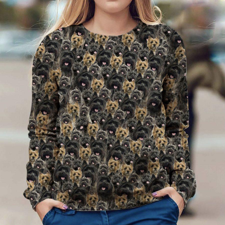 Cairn Terrier - Full Face - Premium Sweatshirt