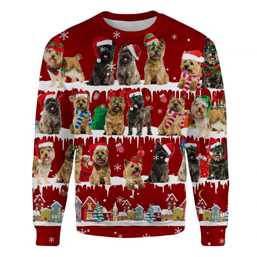 Cairn Terrier - Snow Christmas - Premium Sweatshirt