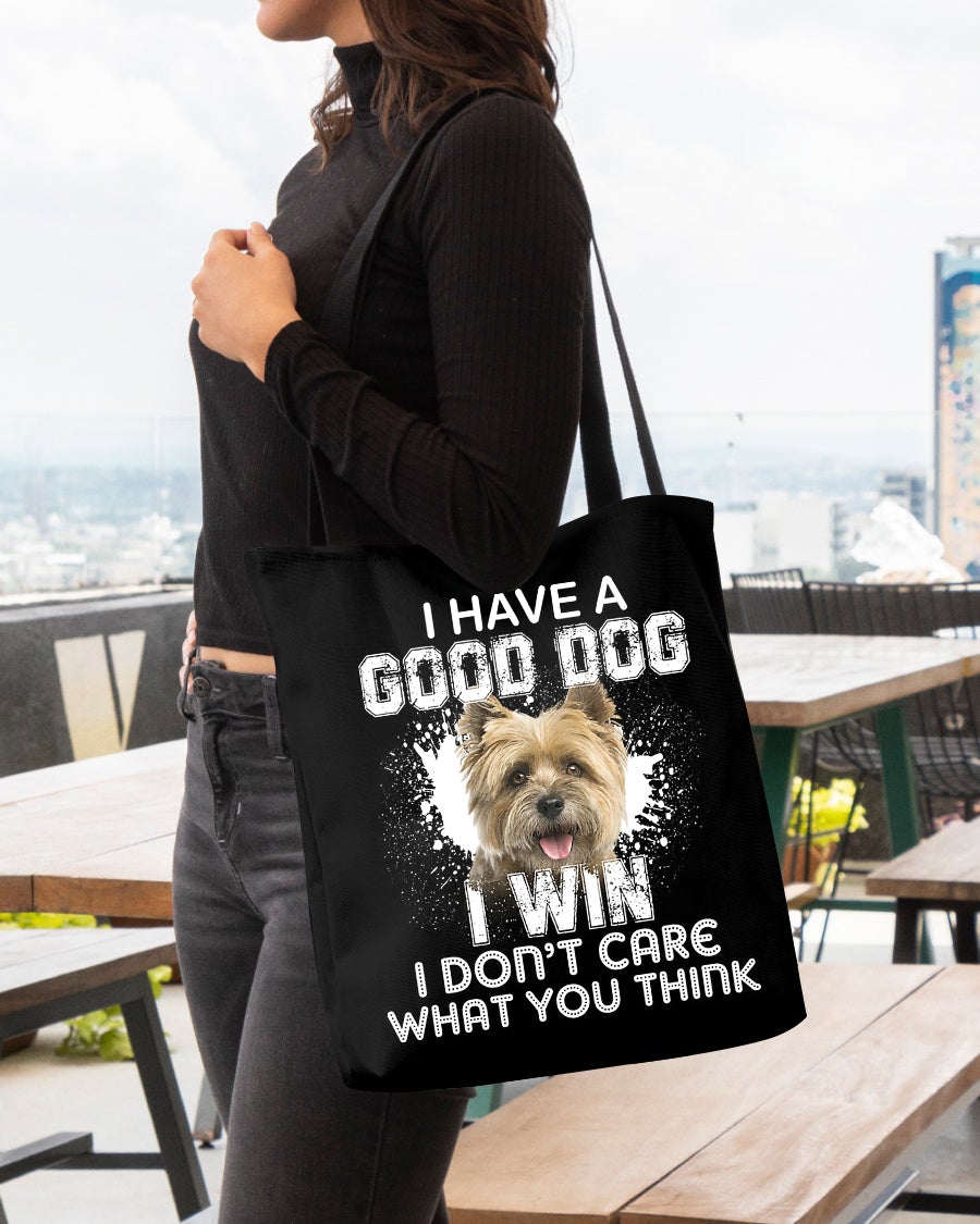 Cairn Terrier-I Win Cloth Tote Bag