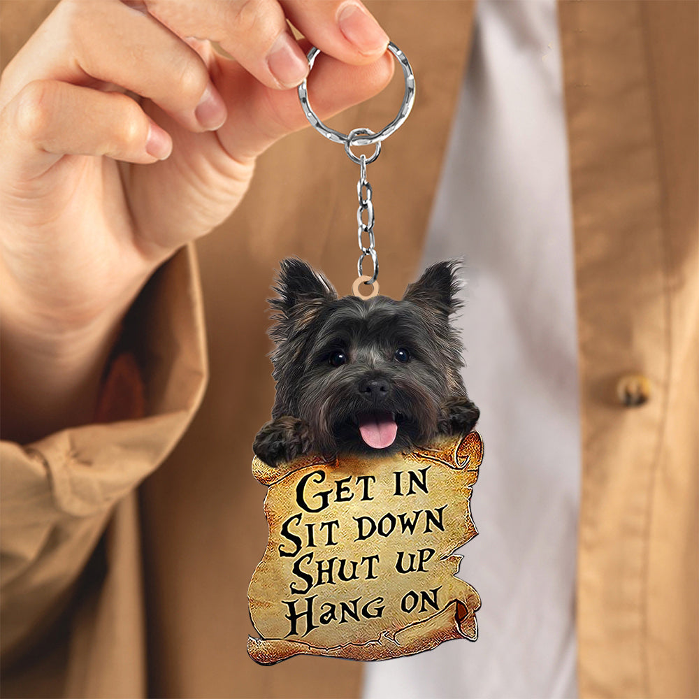 Cairn Terrier get in Keychain