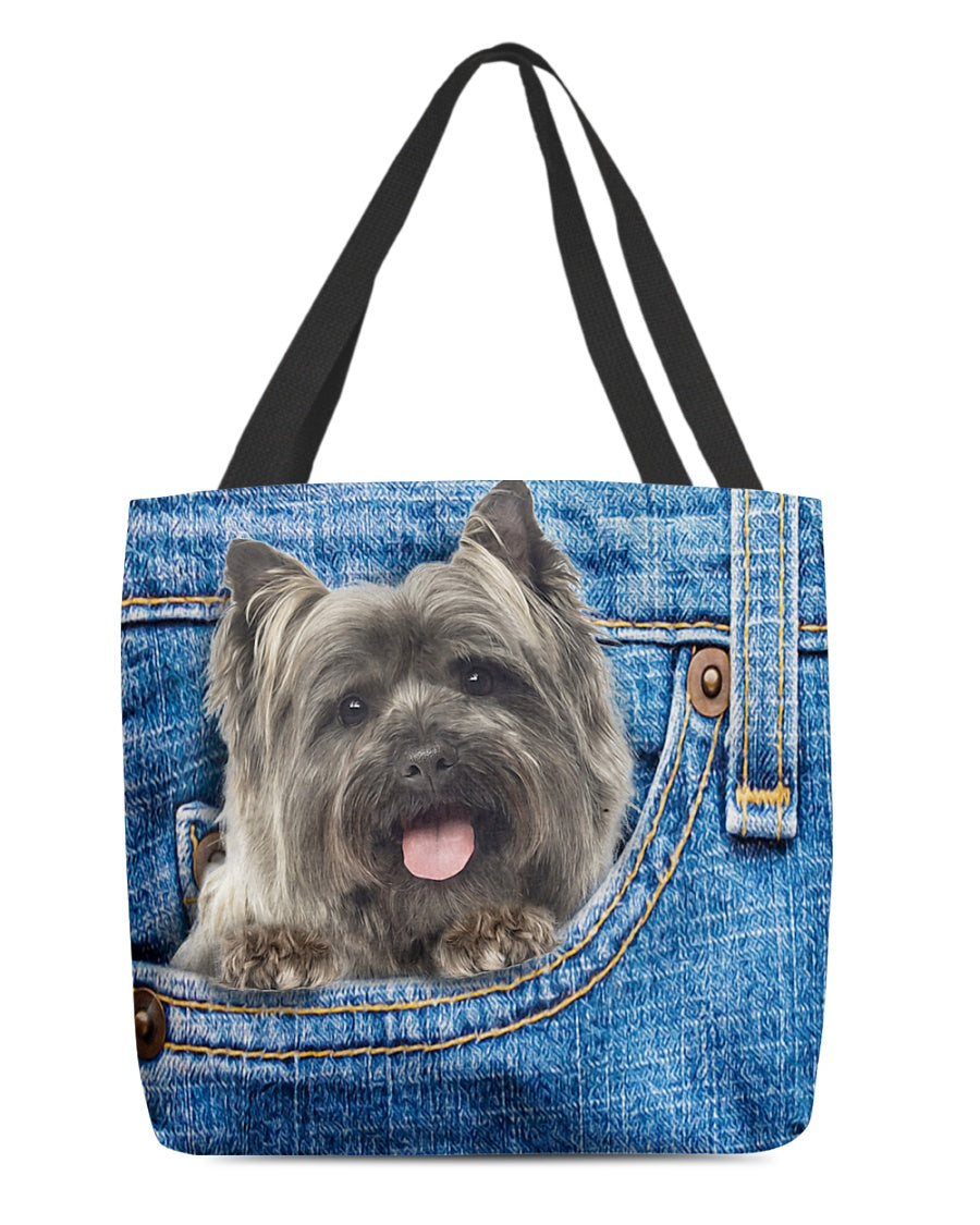 Cairn Terriers-in pocket-Cloth Tote Bag