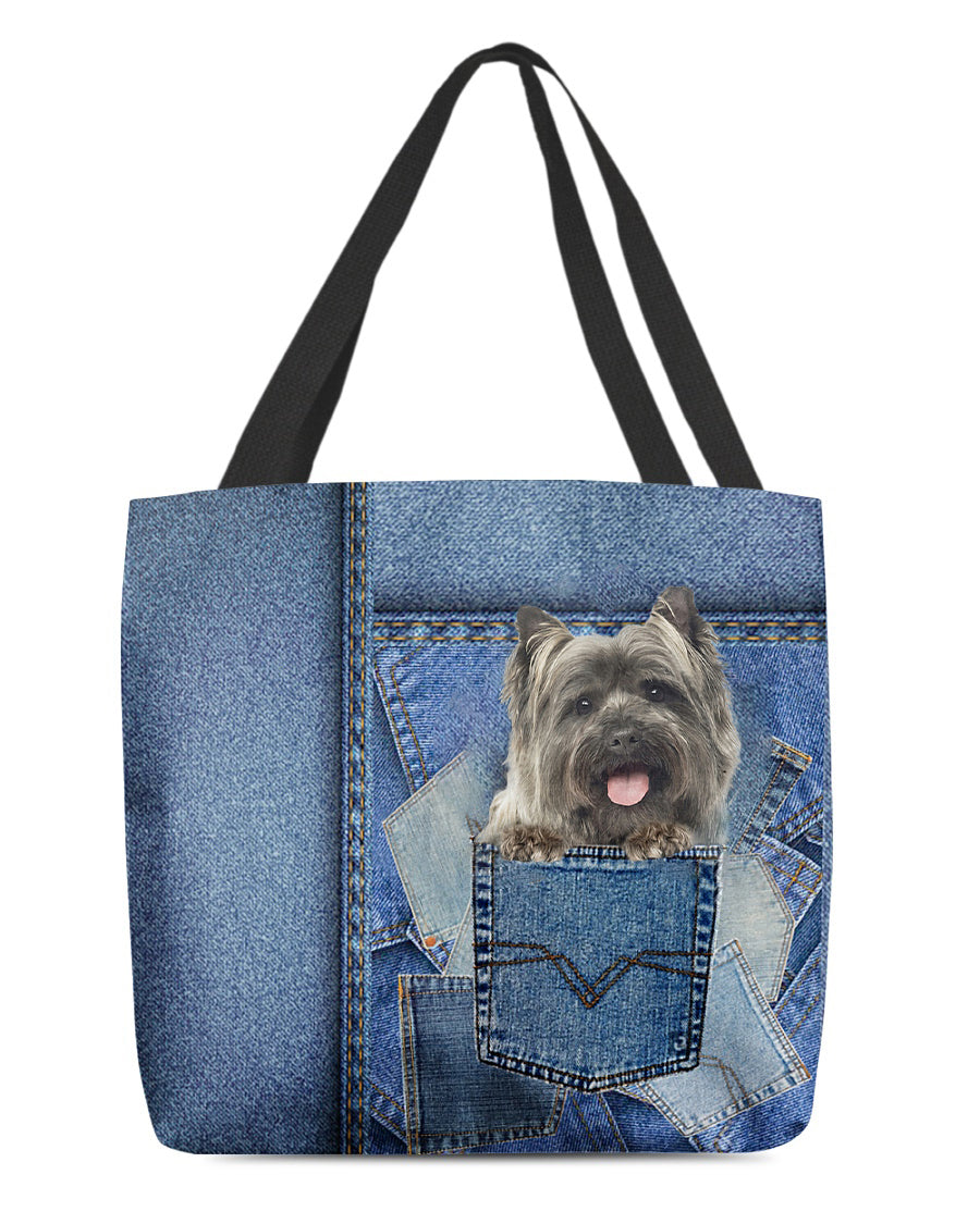 Cairn Terriers-in pocket2-Cloth Tote Bag