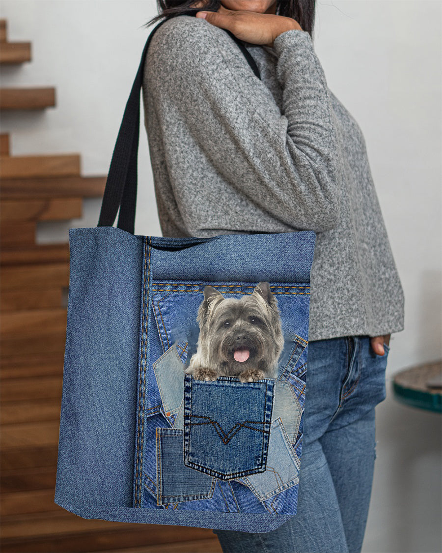 Cairn Terriers-in pocket2-Cloth Tote Bag