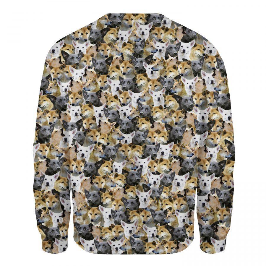 Canaan Dog - Full Face - Premium Sweatshirt