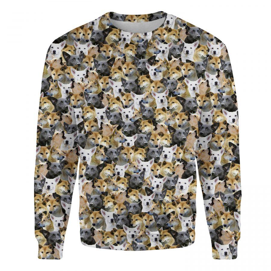Canaan Dog - Full Face - Premium Sweatshirt