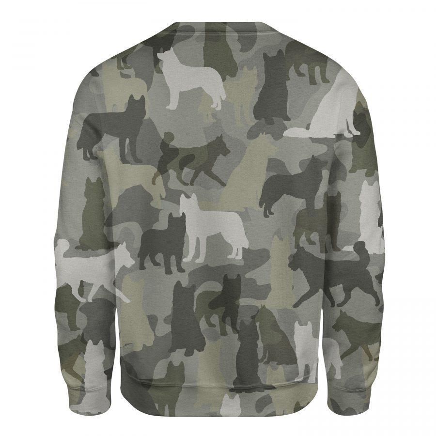 Canadian Eskimo Dog - Camo - Premium Sweatshirt