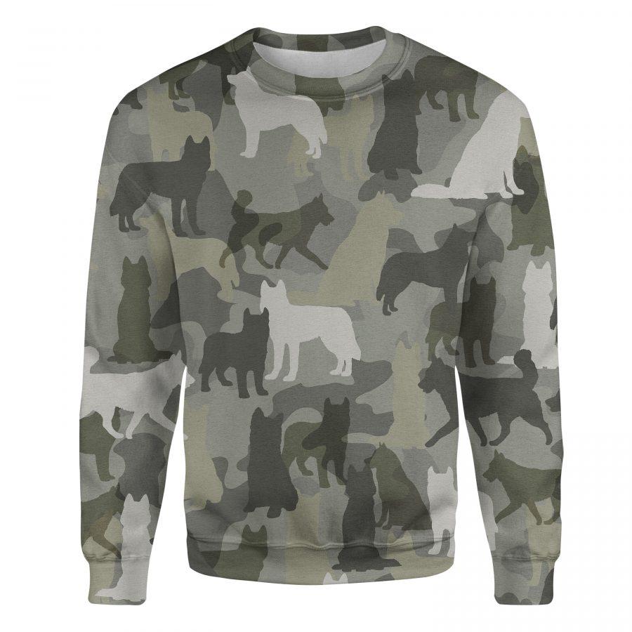 Canadian Eskimo Dog - Camo - Premium Sweatshirt