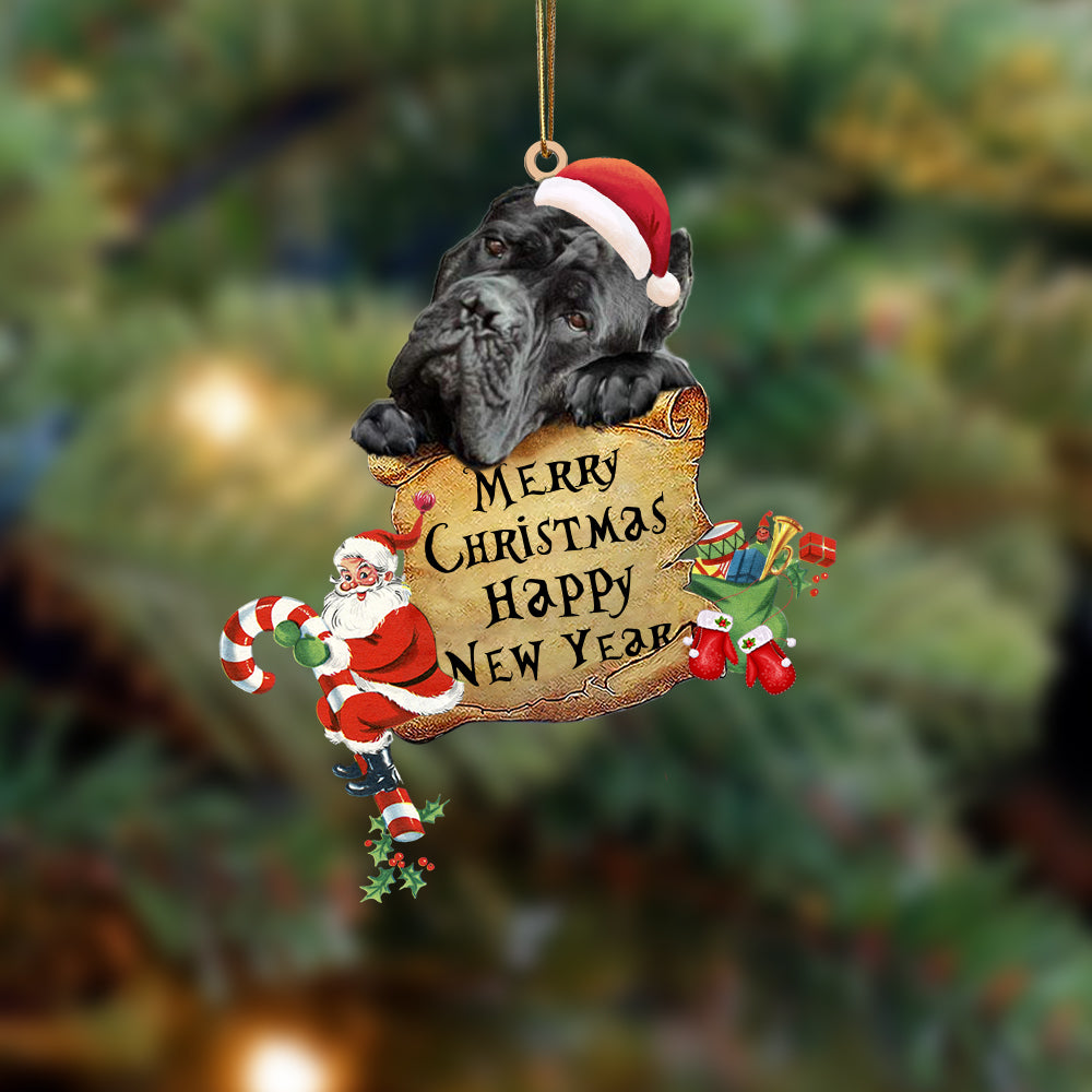 Cane Corso-Christams &amp; New Year Two Sided Ornament