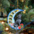 Cane Corso Sit On The Blue Moon-Two Sided Ornament