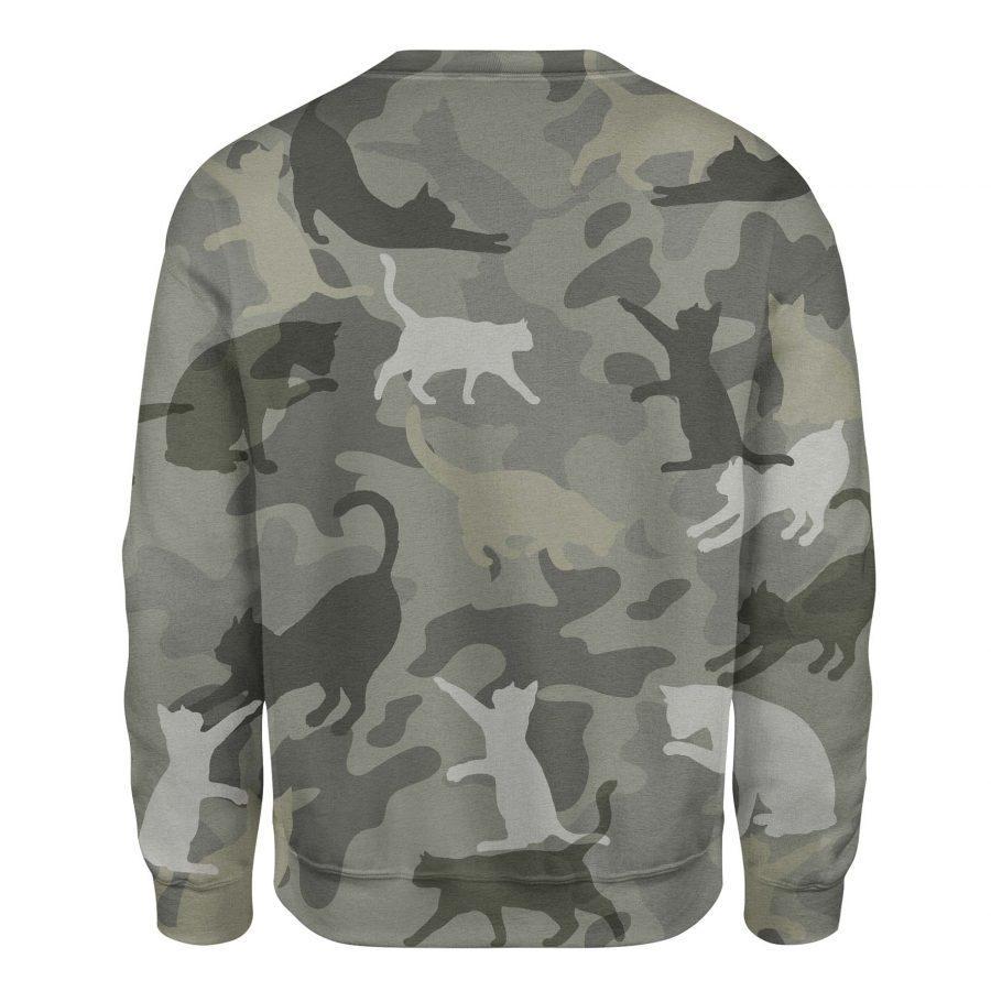 Cat - Camo - Premium Sweatshirt