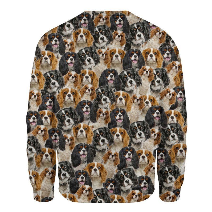 Cavalier King Charles Spaniel - Full Face - Premium Sweatshirt
