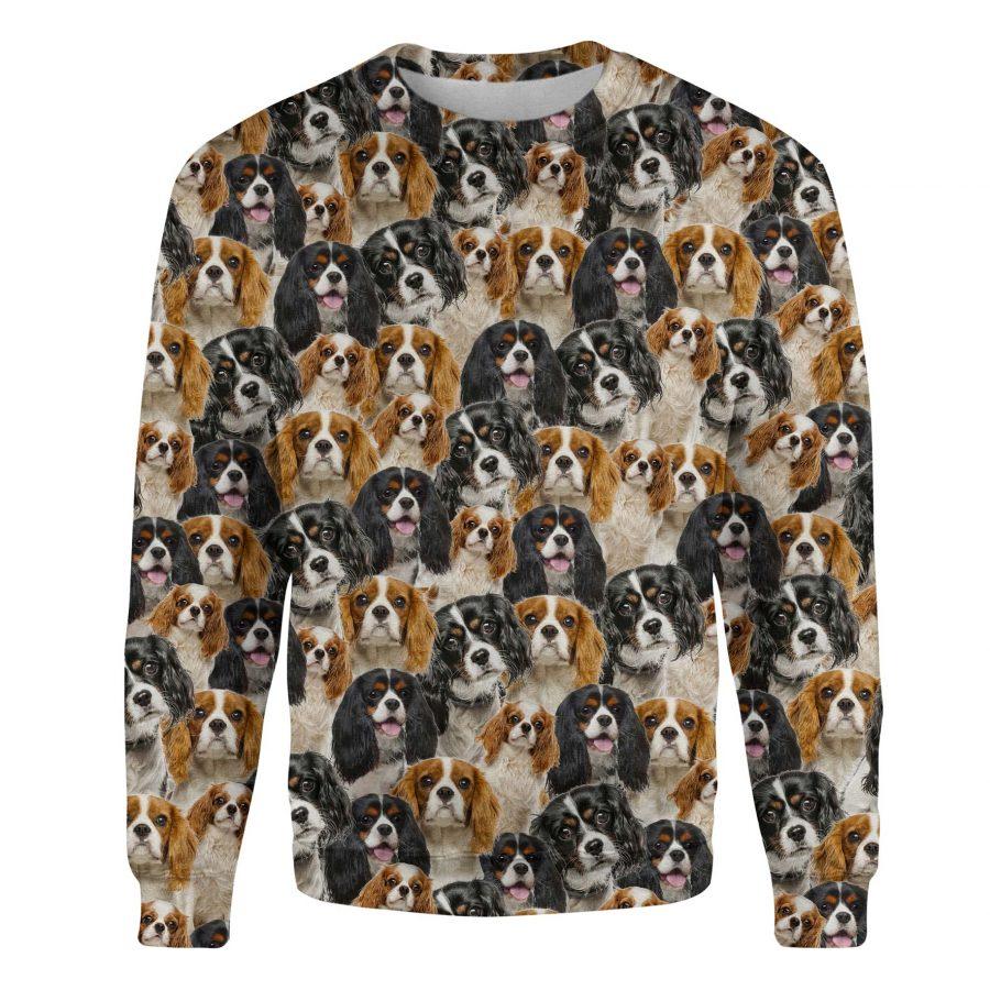 Cavalier King Charles Spaniel - Full Face - Premium Sweatshirt