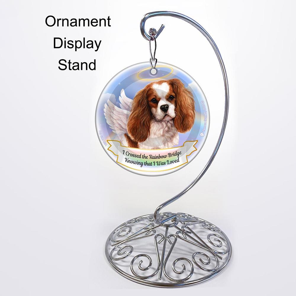 Rainbow Bridge Memorial-Cavalier King Charles Blenheim Porcelain Hanging Ornament