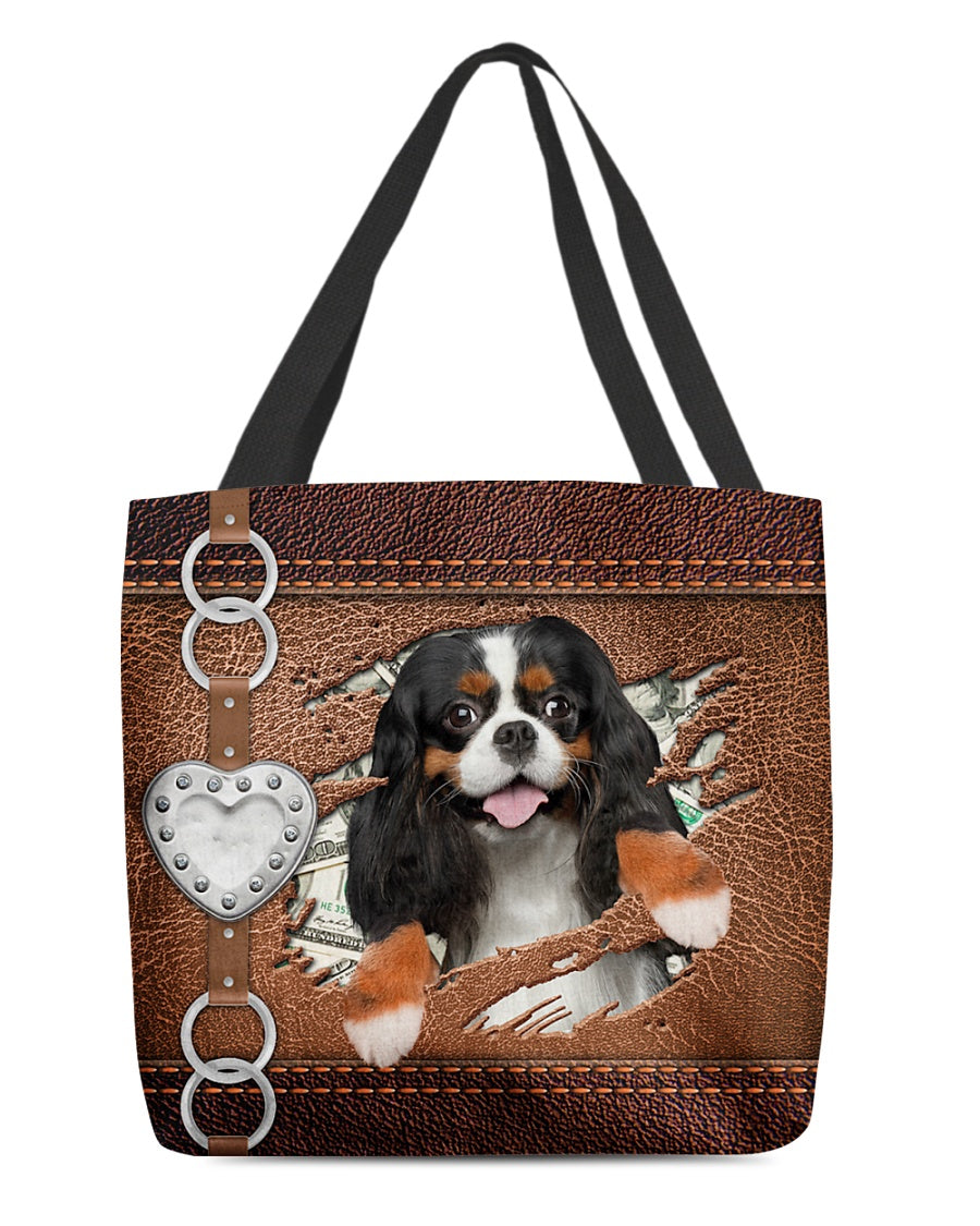 Cavalier King Charles Spaniel-Let Me Go Out -Cloth Tote Bag