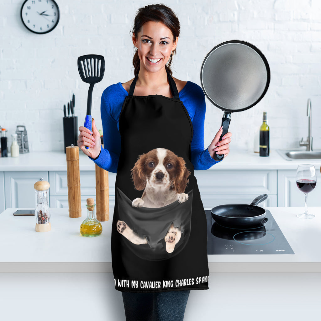 Cavalier King Charles Spaniel 2 Cookin' With Me Apron