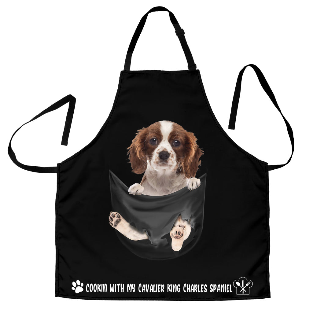 Cavalier King Charles Spaniel 2 Cookin' With Me Apron