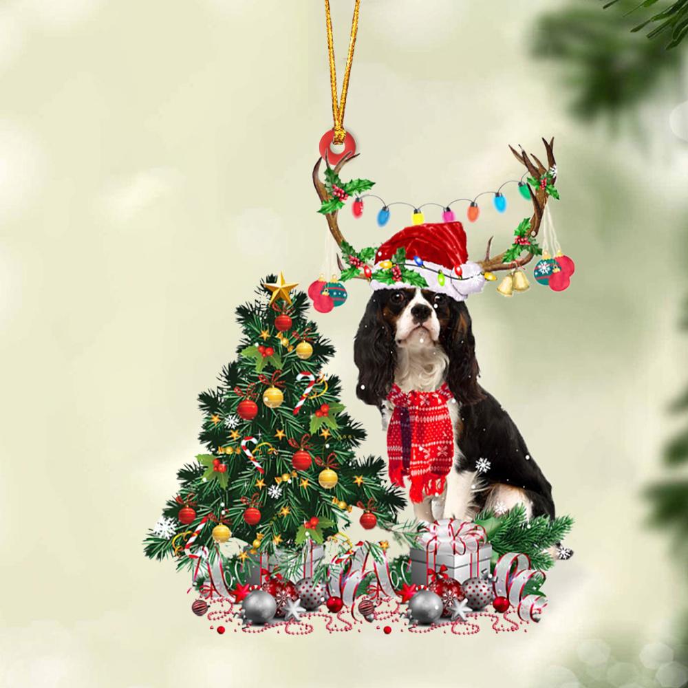 Cavalier King Charles Spaniel 3-Christmas Tree Gift Hanging Ornament