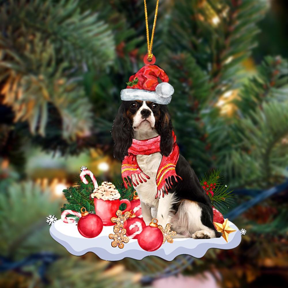 Cavalier King Charles Spaniel 3-Better Christmas Hanging Ornament