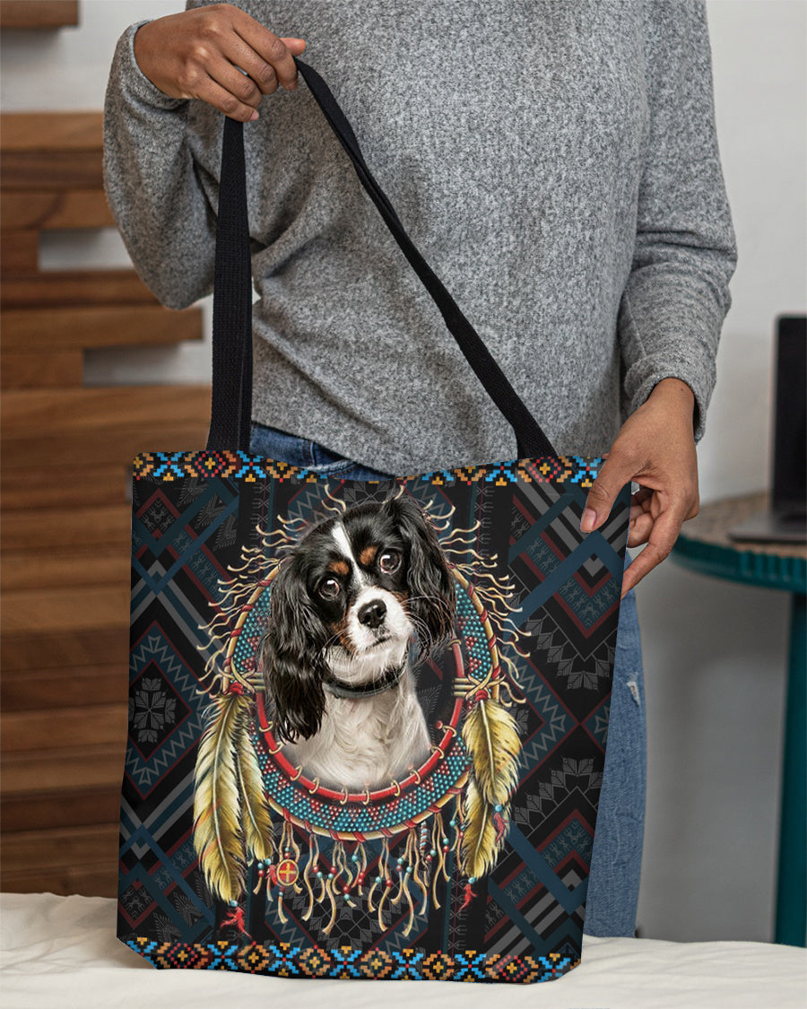 Cavalier King Charles Spaniel  In Dreamcatcher Cloth Tote Bag