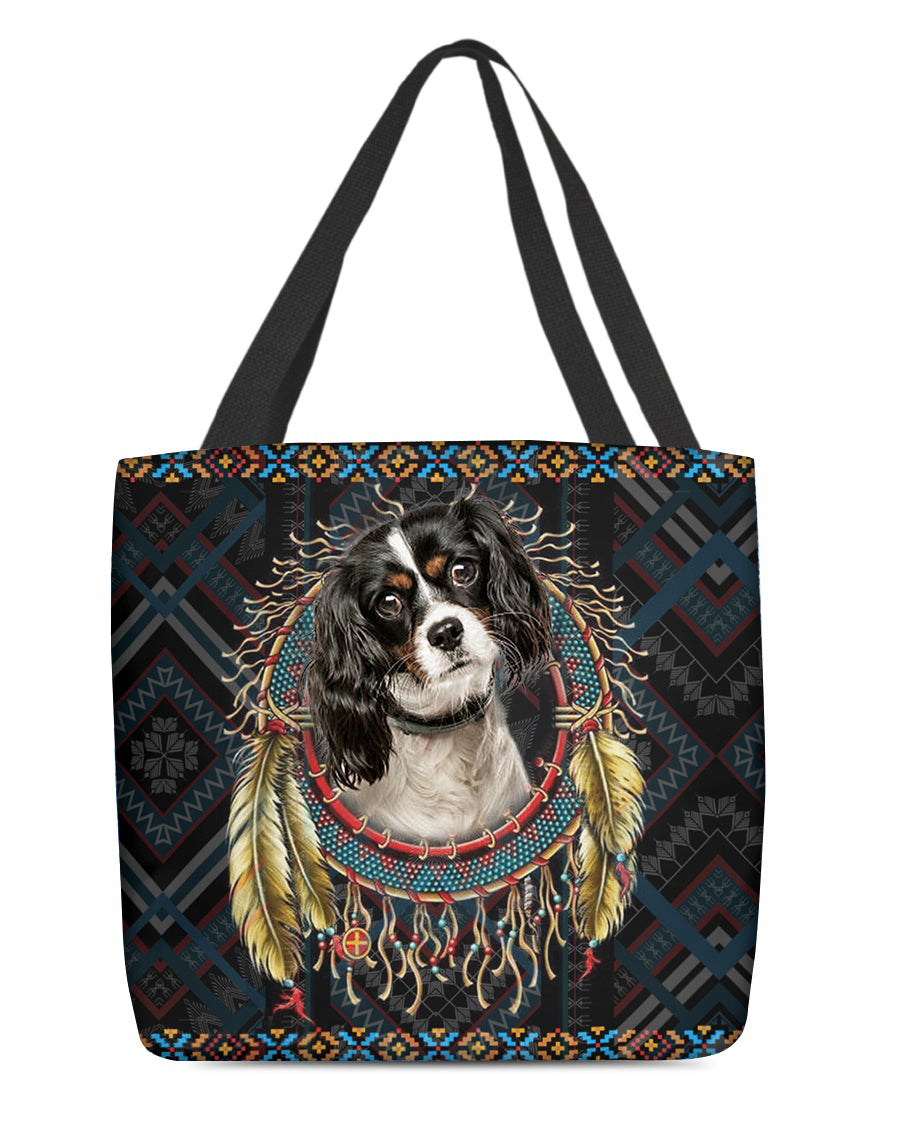 Cavalier King Charles Spaniel  In Dreamcatcher Cloth Tote Bag