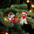 Cavalier King Charles Spaniel-Christmas girl-Two Sided Ornament