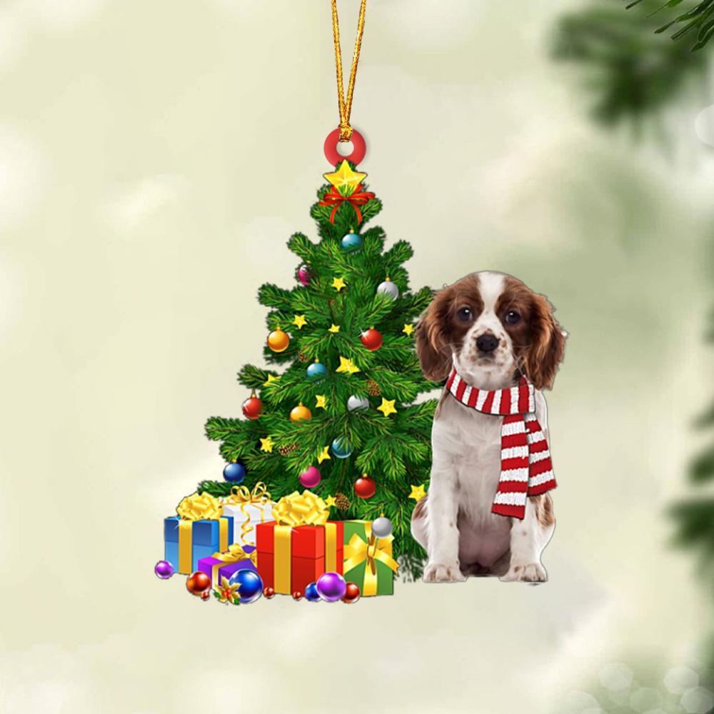 Cavalier King Charles Spaniel-Christmas Star Hanging Ornament