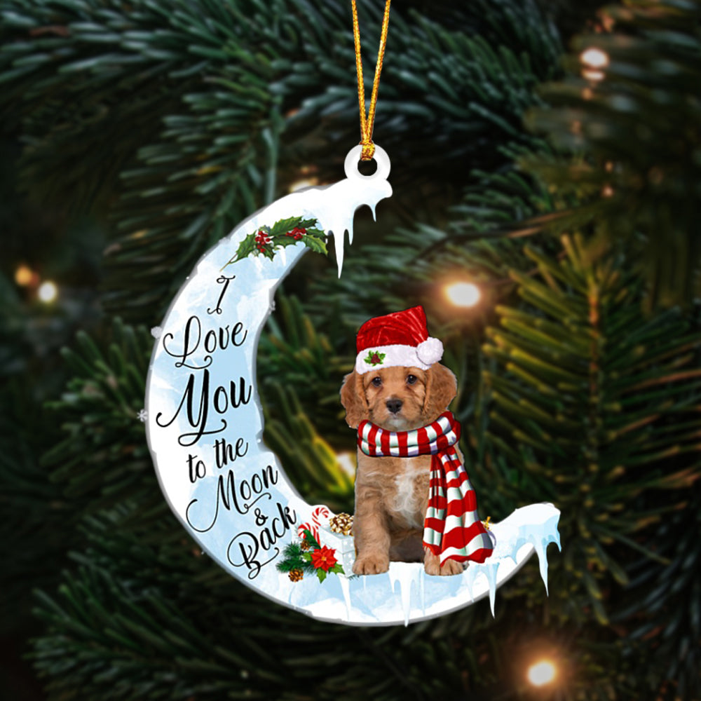 Cavapoo-I Love You-Two Sided Ornament