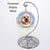 Rainbow Bridge Memorial-Cavapoo Blonde Porcelain Hanging Ornament