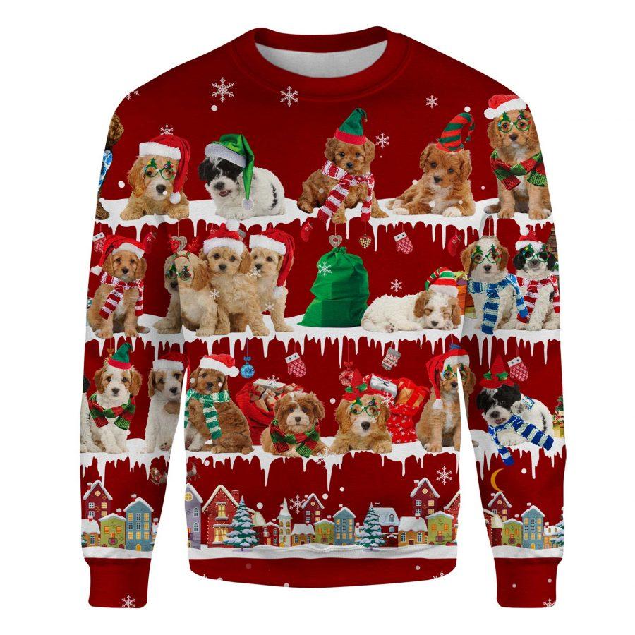 Cavoodle - Snow Christmas - Premium Sweatshirt