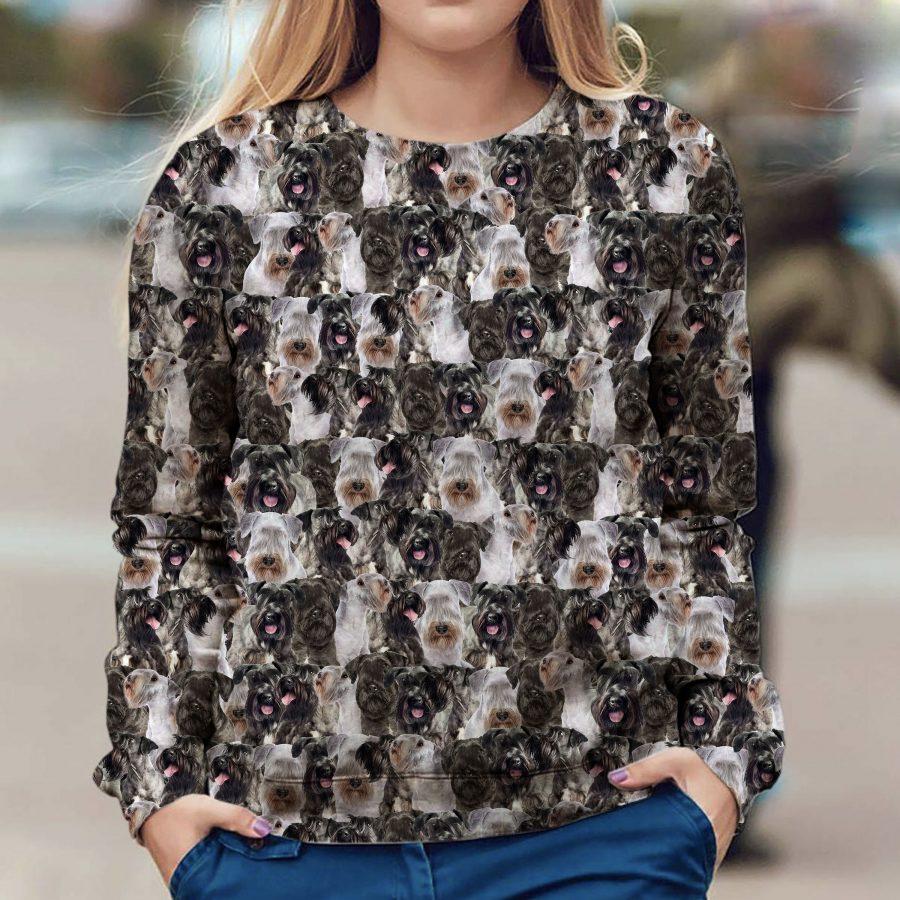 Cesky Terrier - Full Face - Premium Sweatshirt