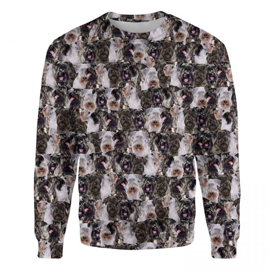 Cesky Terrier - Full Face - Premium Sweatshirt