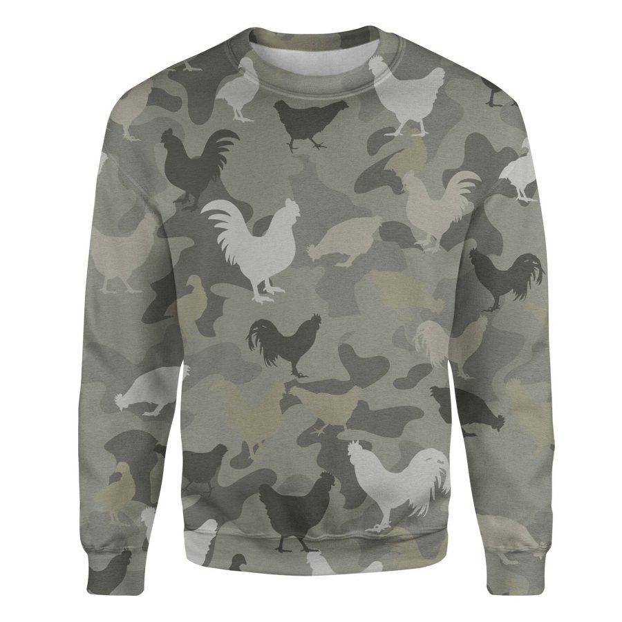 Chicken - Camo - Premium Sweatshirt