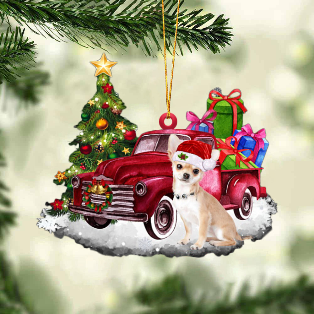 Chihuahua 2 Tis The Season Two Sided Ornament