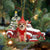 Chihuahua 3-Christmas Car Two Sided Ornament