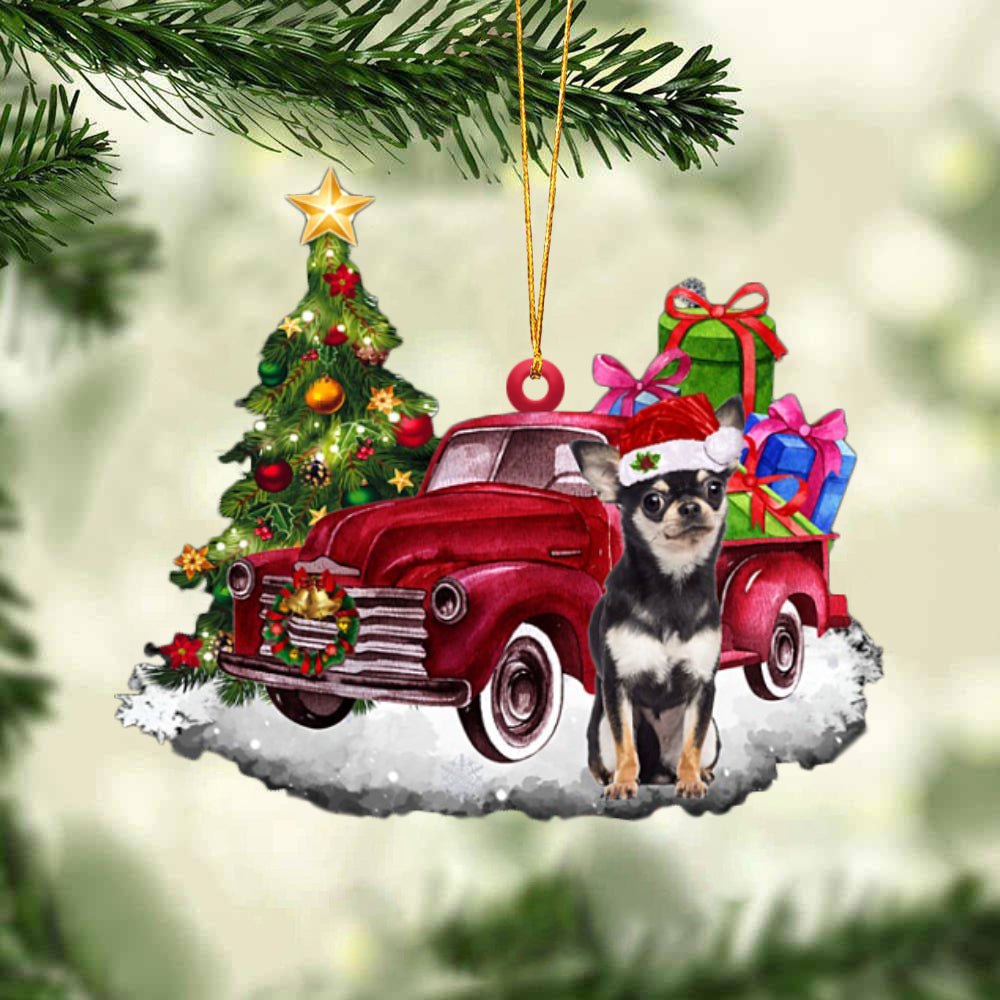 Chihuahua 3 Tis The Season Two Sided Ornament