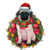 Chihuahua Pug Christmas Ornament