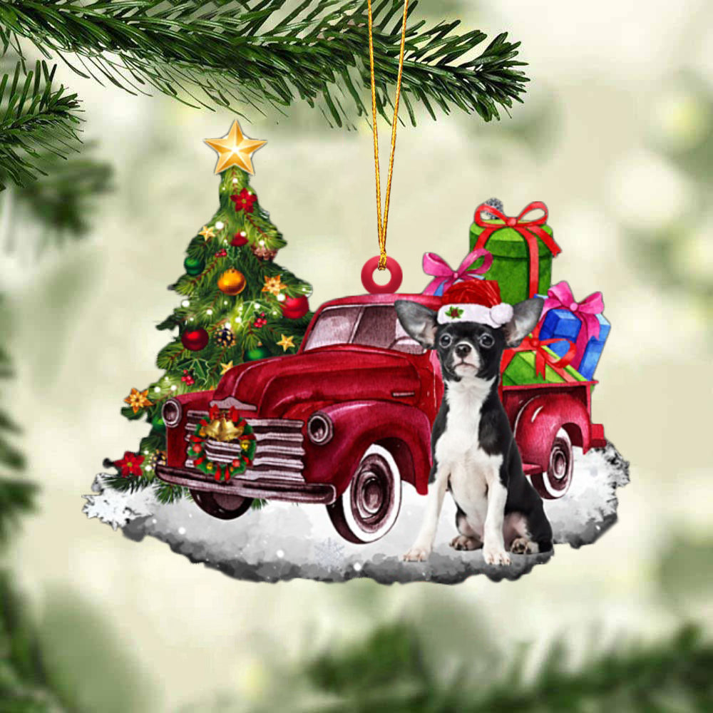 Chihuahua Tis The Season Two Sided Ornament