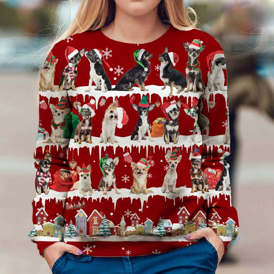 Chihuahua - Snow Christmas - Premium Sweatshirt