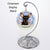 Rainbow Bridge Memorial-Chiweenie Black & Tan Porcelain Hanging Ornament