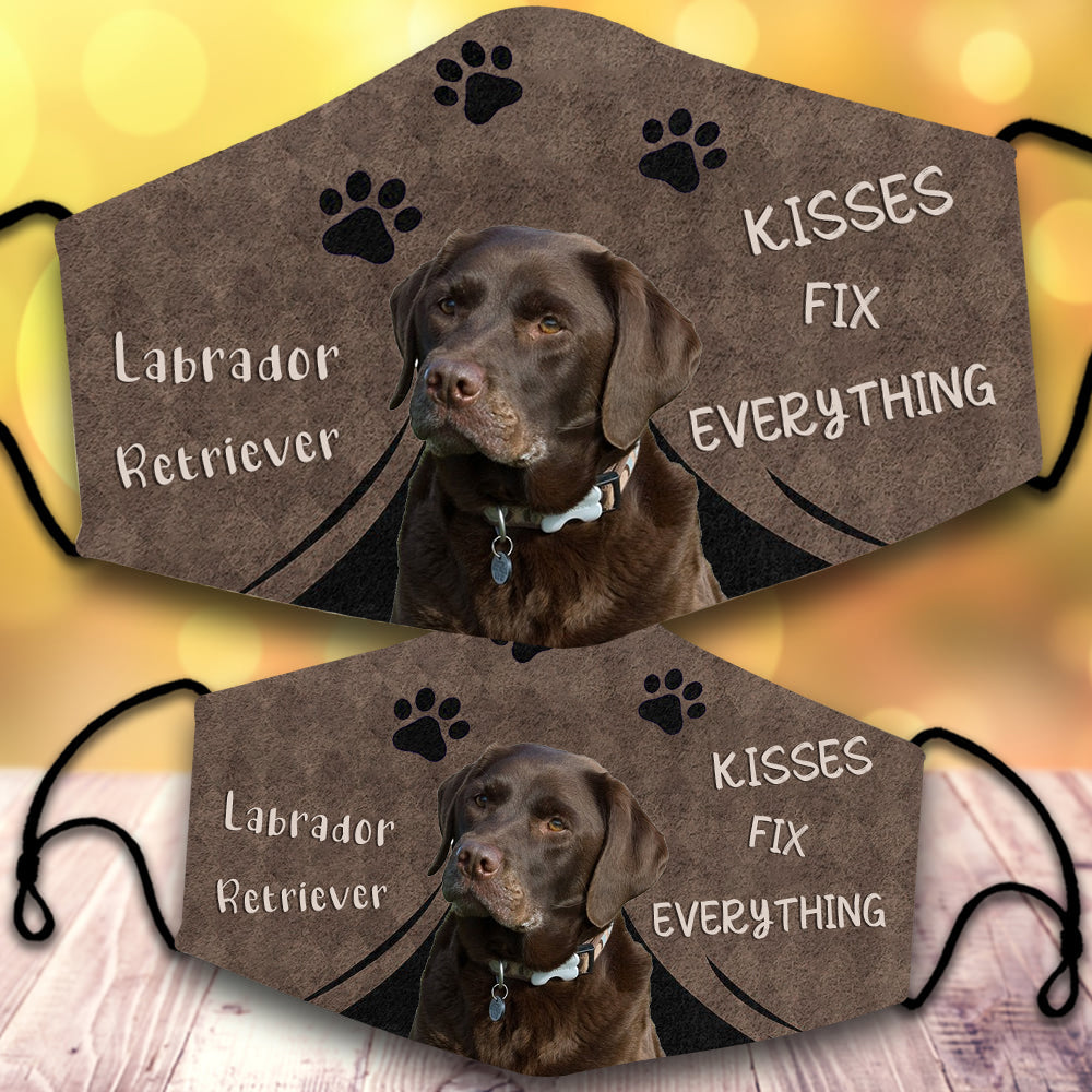 ChocolateLabrador Retriever-Kisses Fix Everything-Veil