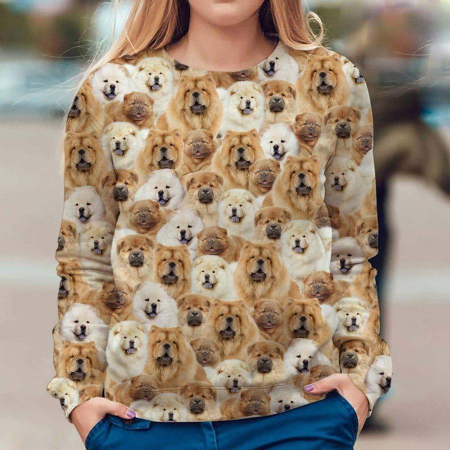 Chow Chow - Full Face - Premium Sweatshirt