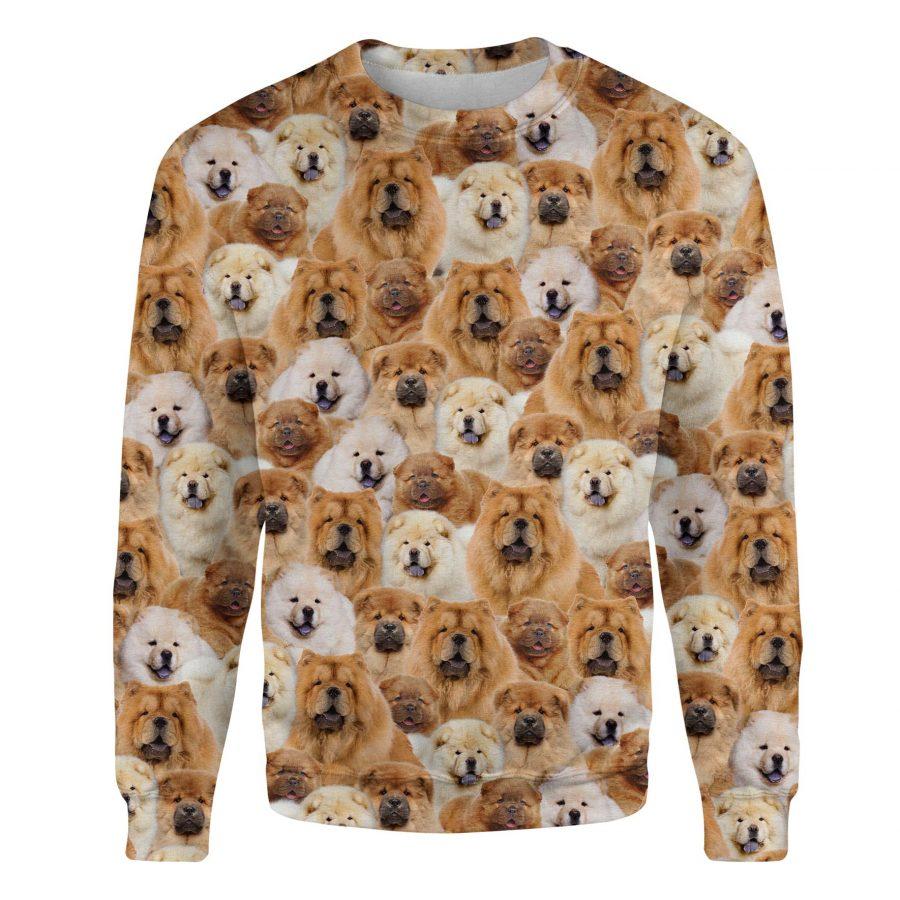 Chow Chow - Full Face - Premium Sweatshirt