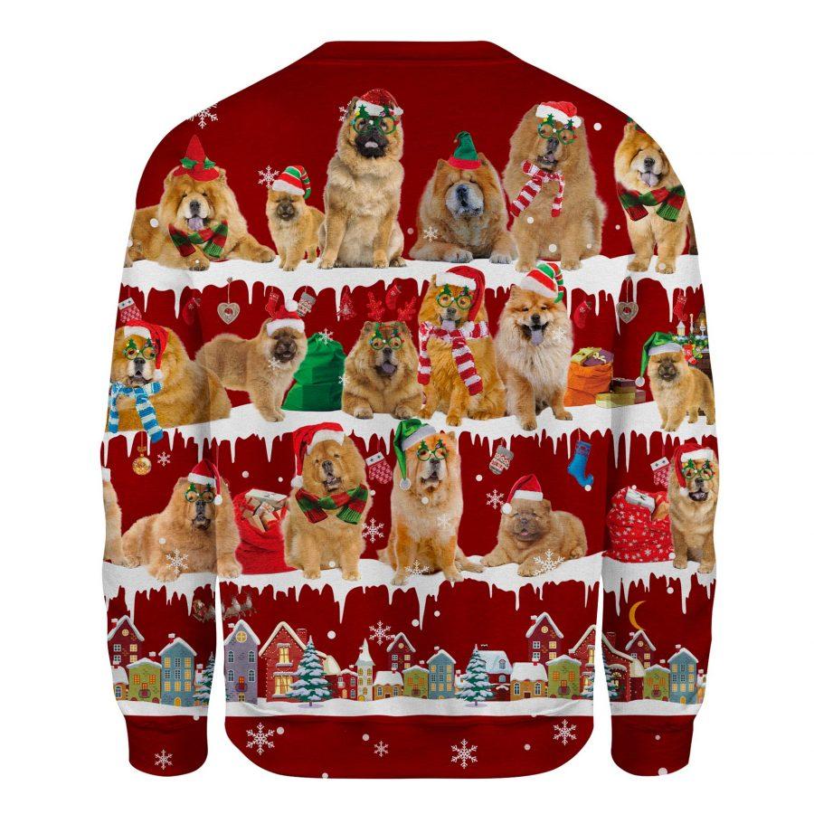 Chow Chow - Snow Christmas - Premium Sweatshirt